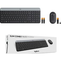 Офисный набор Logitech MK470 Slim Wireless Combo 920-009206 (графитовый)
