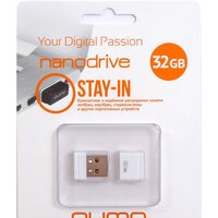 USB Flash QUMO NanoDrive 32Gb White