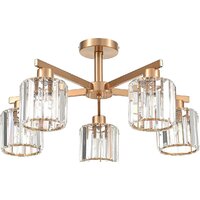 Люстра средней высоты Escada Adorn 692/5P E27*60W Сopper