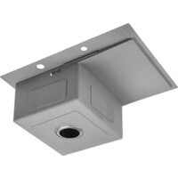 Кухонная мойка Saniteco 6550-R (с сифоном, дозатором и коландером)