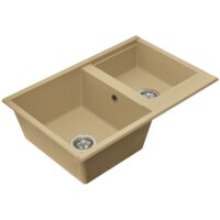 Кухонная мойка Акватон Делия 78 DBL (латте)