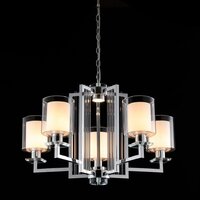 Подвесная люстра iLamp King RM6201-5 CR+CL