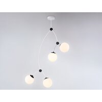 Подвесная люстра Ambrella light Traditional TR2572/4 WH/BK