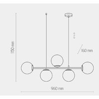 Подвесная люстра TK Lighting TKP6219