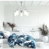 Подвесная люстра Escada Ode 686/5PL E14*60W Chrome
