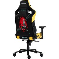 Игровое (геймерское) кресло Evolution Nomad PRO Cyberpunk Bloodhound (черный/желтый)