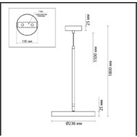 Подвесная люстра Odeon Light Bergi 5064/15L