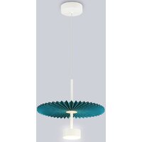 Подвесная люстра Ambrella LH72611 WH/GR (белый/бирюзовый)