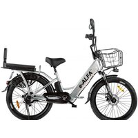 Электровелосипед Eltreco Green City E-Alfa Fat (серебристый)