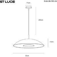 Припотолочная люстра ST Luce SL6128.703.01