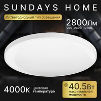 Припотолочная люстра Sundays Home 240924-12 5757 (белый)