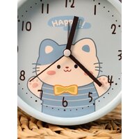 Настольные часы ILikeGift Playful cat HL-2389HA-03 (синий)