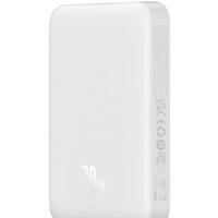 Внешний аккумулятор Baseus Magnetic Mini Air Wireless Fast Charge Power Bank 20W 10000mAh (белый)