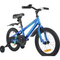 Детский велосипед Novatrack Juster 16 2023 165JUSTER.BL23 (синий)