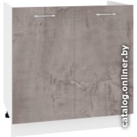 Шкаф напольный Кортекс-мебель Корнелия Лира НШ80м (оникс)