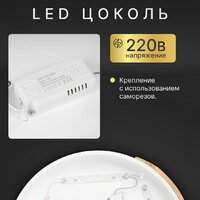 Припотолочная люстра Sundays Home 240924-19 5825 (белый/светлое дерево)