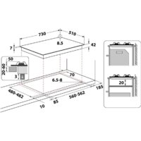 Варочная панель Whirlpool GMWL728/IXL