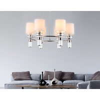 Подвесная люстра Ambrella light LH71291/6 SN/WH (никель/белый)