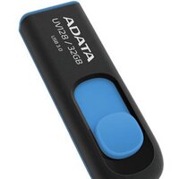 USB Flash ADATA DashDrive UV128 32GB (черный/синий)