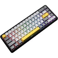 Клавиатура Ajazz AK680 Max (8+1K) (черный/серый/желтый)