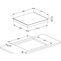Варочная панель BEKO HII 64401 MTX