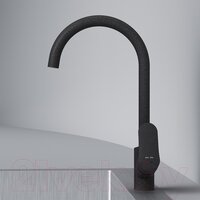 Кухонная мойка БелЭворс Rio + смеситель Like F8007122 (черный)
