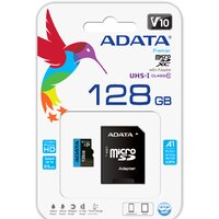 Карта памяти ADATA Premier AUSDX128GUICL10A1-RA1 microSDXC 128GB (с адаптером)