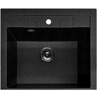 Кухонная мойка GranFest Quadro GF-Q561 (черный)