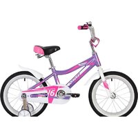 Детский велосипед Novatrack Novara 16 165ANOVARA.LC20 (фиолетовый/белый)