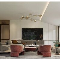 Люстра средней высоты Евросвет Grazia 70148/8 золото