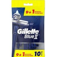 Бритвенный станок Gillette Blue II с увлажняющей полоской 10 шт 7702018467679