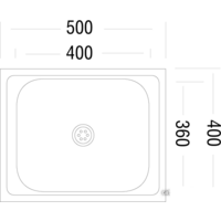 Кухонная мойка Ukinox STD 500.400-4C 0C