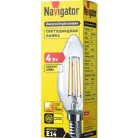 Светодиодная лампочка Navigator NLL-F-C35 E14 4 Вт 2700 К