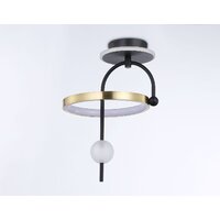 Люстра средней высоты Ambrella light Comfort FL66424 BK/GD (черный/золото)