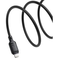 Кабель Baseus Silky Series Fast Charging Cable USB Type-C - Lightning (2 м, черный)