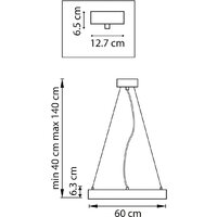 Подвесная люстра Lightstar Saturno 748027