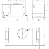 Кухонная вытяжка Akpo Neva Glass Eco 80 WK-4 (черный/нержавеющая сталь)