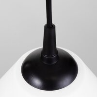 Припотолочная люстра BayerLux Конус 9175857 (черный/белый)