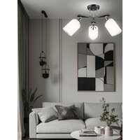 Припотолочная люстра Aitin Pro НПБ 02-3x60-101 N5959/3 (кофе/хром)
