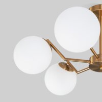 Люстра средней высоты Евросвет 70154/6 (латунь)