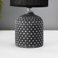 Настольная лампа Risalux Рицио 10392912 (черный/белый)