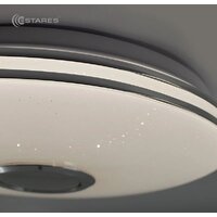 Светильник-тарелка Estares Music Rgb 60W R-APP-390-WHITE/CHROME-220-IP20
