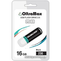 USB Flash OltraMax 230 16GB (черный) [OM-16GB-230-Black]