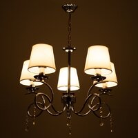 Подвесная люстра BayerLux Муза 9408343 (хром)