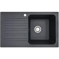 Кухонная мойка БелЭворс Styl R + Like F8005022 (черный)
