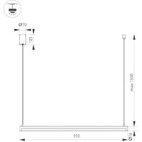 Подвесная люстра Arlight SP-Umbra-Hang-H-L900-15W Day4000 036942(1)