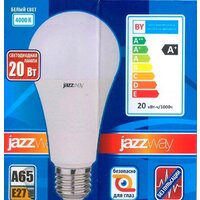 Светодиодная лампочка JAZZway PLED-LX A65 E27 20 Вт 4000 К