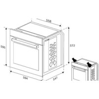 Электрический духовой шкаф Indesit IFE 3644 BL