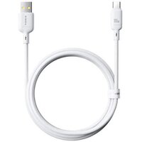 Кабель Baseus Silky Series Fast Charging Cable USB to Type-C 100W (1 м, белый)