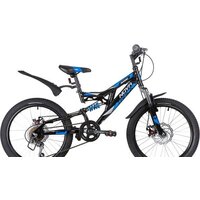 Детский велосипед Novatrack Shark 20 2020 20SS6D.SHARK.BK20 (черный)